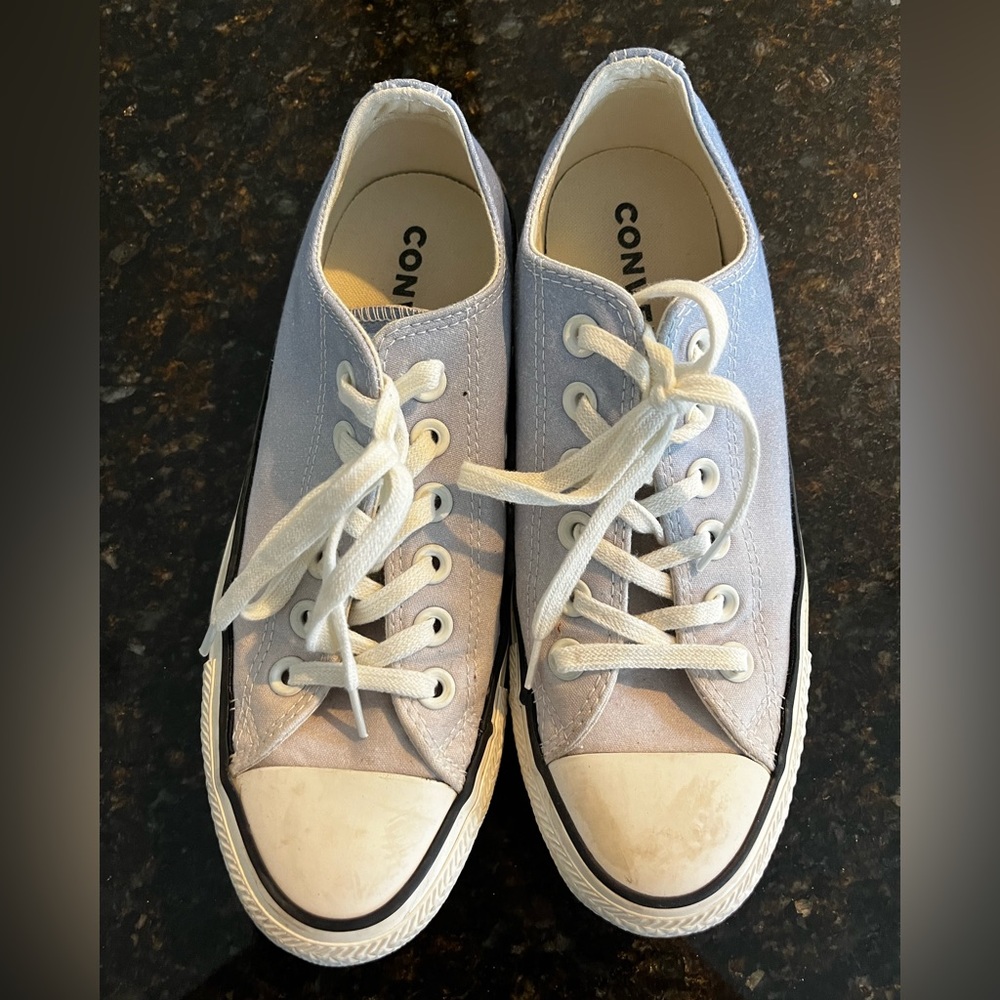 Converse All Star size 6.5. Light blue ombré in good condition